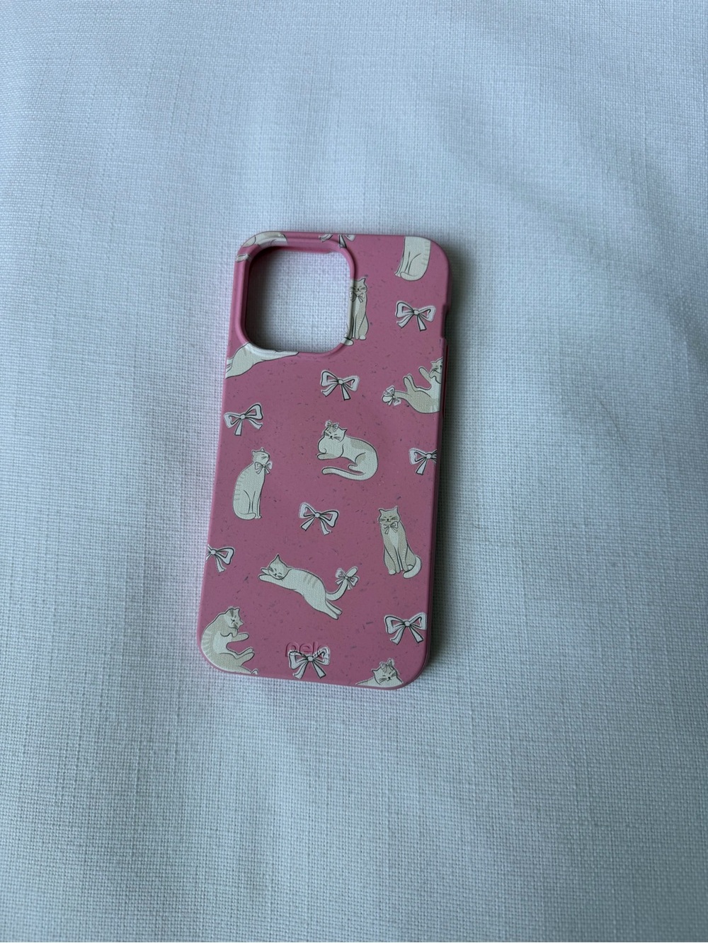 Cute Pink Cat Pattern Phone Case - iPhone 14 pro max